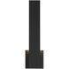 Davis LED 18 inch Black Outdoor Wall Lantern