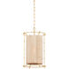 Jones Point 1 Light 15.5 inch Vintage Gold Leaf Lantern Ceiling Light