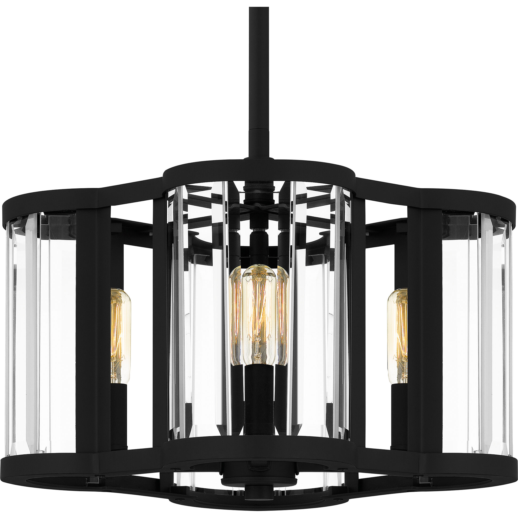 Renee 4 Light 15 inch Matte Black Pendant Ceiling Light