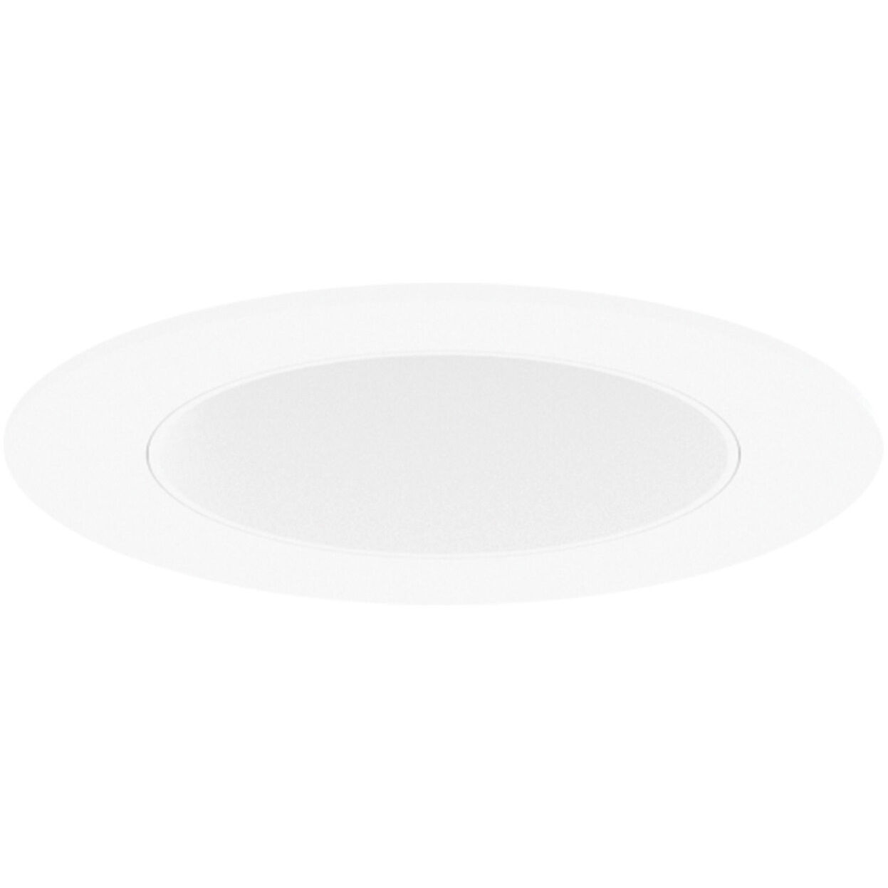 Pearl Bright White Reflector / Bright White Flange LED Round Retrofit Reflector in 3000K, 4" Retrofit