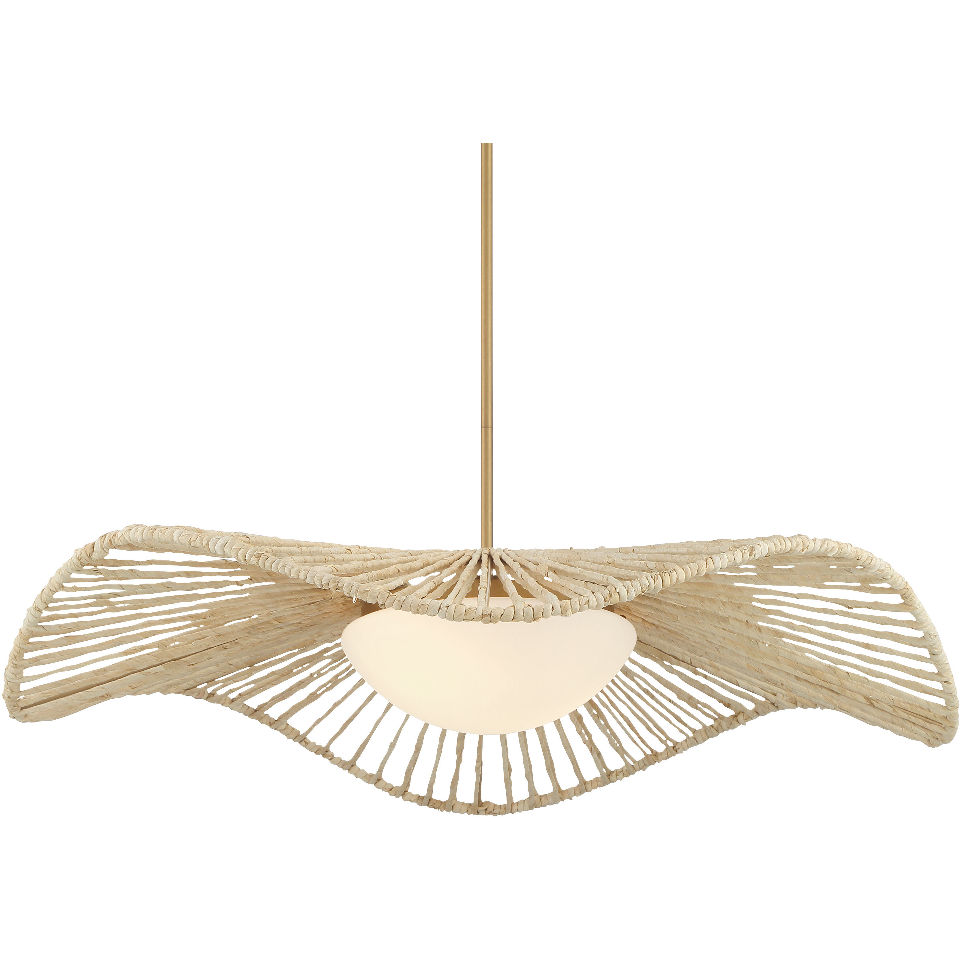 Longfield 2 Light 36 inch Legacy Brass Pendant Ceiling Light