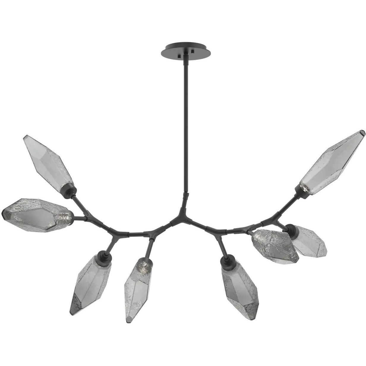 Rock Crystal 8 Light 52.90 inch Island Light