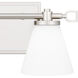 Daniels LED 13.25 inch Polished Nickel Bath Light Wall Light