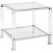 Clare 24 X 24 inch Silver Side Table