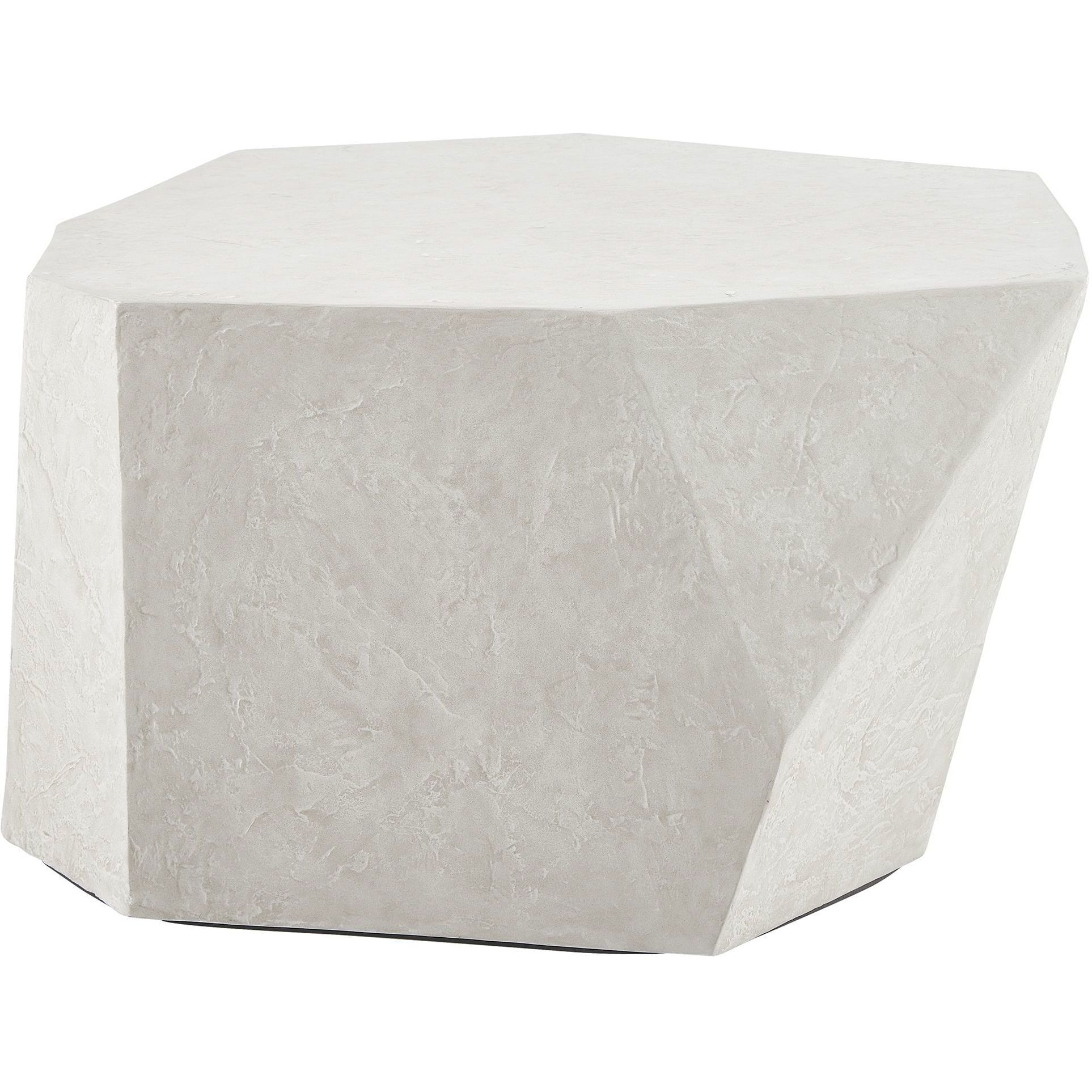 Parra 38 X 15 inch Natural Limestone Outdoor Coffee Table
