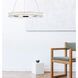 Laurel 26 inch Chrome Pendant Ceiling Light