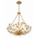 Marselle 6 Light 24 inch Antique Gold Chandelier Ceiling Light