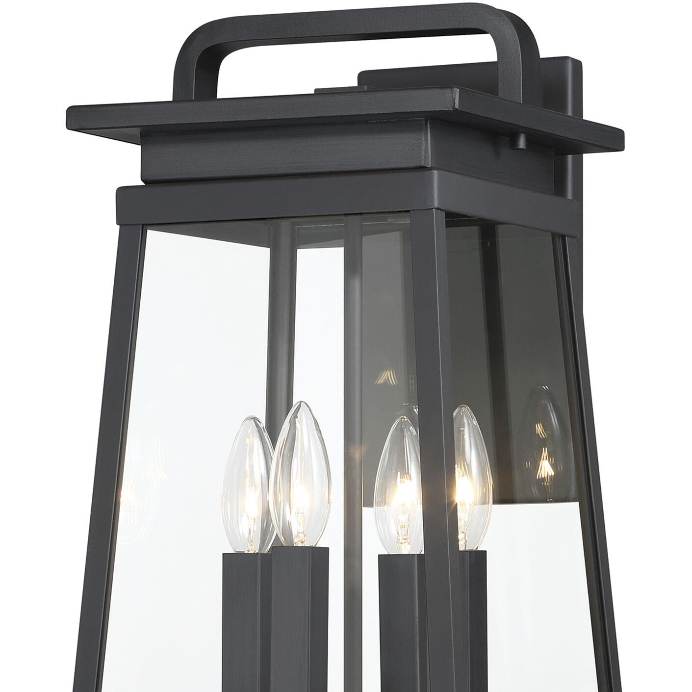 Great Outdoors Isla Vista 4 Light 24 inch Coal Outdoor Wall Mount