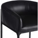 Osbourne 39 inch Black and Blackened Iron Bar Stool