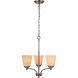 Neighborhood Tyler 3 Light 19.5 inch Brushed Polished Nickel Chandelier Ceiling Light, Neighborhood Collection