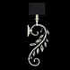 Crystal Laurel 1 Light 8 inch Silver Sconce Wall Light