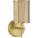 Camden 1 Light 5 inch Warm Brass Bath Wall Light