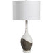 Tanali 29 inch 150.00 watt Charcoal Concrete and Polished White Marble Table Lamp Portable Light
