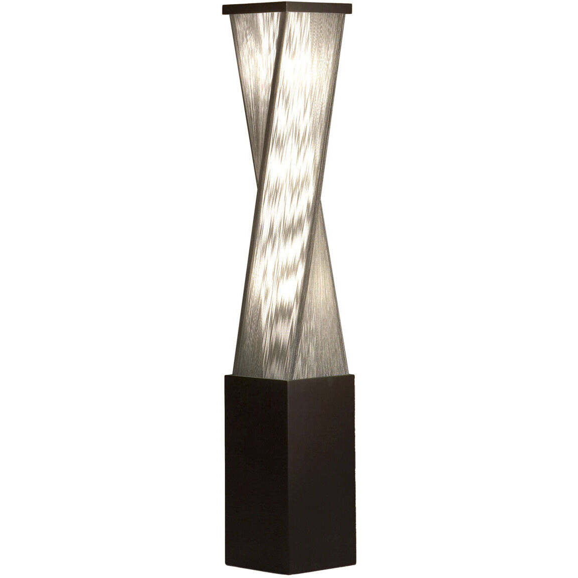 Torque 54 inch 40.00 watt Silver and Espresso Floor Lamp Portable Light