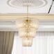 Ziva Shahi 17 Light 29.5 inch Titanium Gold Chandelier Ceiling Light, 3 Tier