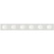 Essentials - 445x 6 Light 36 inch Polished Chrome Bath Light Wall Light