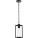 Memphis 1 Light 6 inch Black Outdoor Pendant