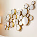 Bubbles 41 X 24 inch Gold Wall Mirror