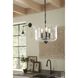 Winslett 3 Light 14 inch Matte Black Semi-Flush Mount Convertible Ceiling Light