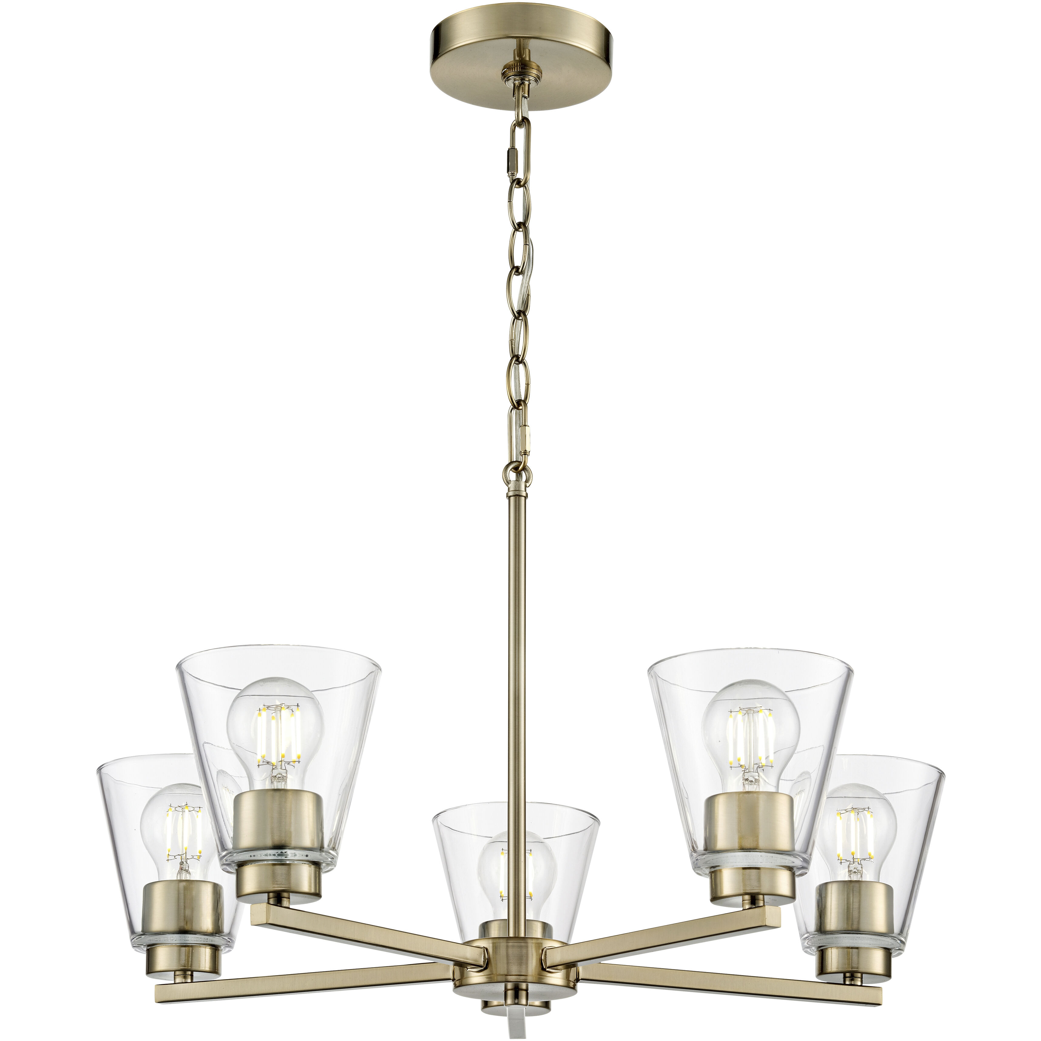 Strayhan 5 Light 24.00 inch Chandelier