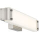 Round-A-Bout LED 24 inch Brushed Nickel Bath Light Wall Light