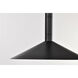 Corrine LED 9.88 inch Matte Black Pendant Ceiling Light