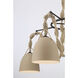 Cordon 4 Light 40 inch Dark Bronze and Natural Pendant Ceiling Light