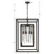 Hollis 6 Light 21 inch Forged Bronze Lantern Chandelier Ceiling Light