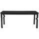 Tetris 72 X 32 inch Matte Black Dining Table