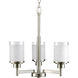Lyndon 3 Light 17 inch Brushed Nickel Chandelier Ceiling Light