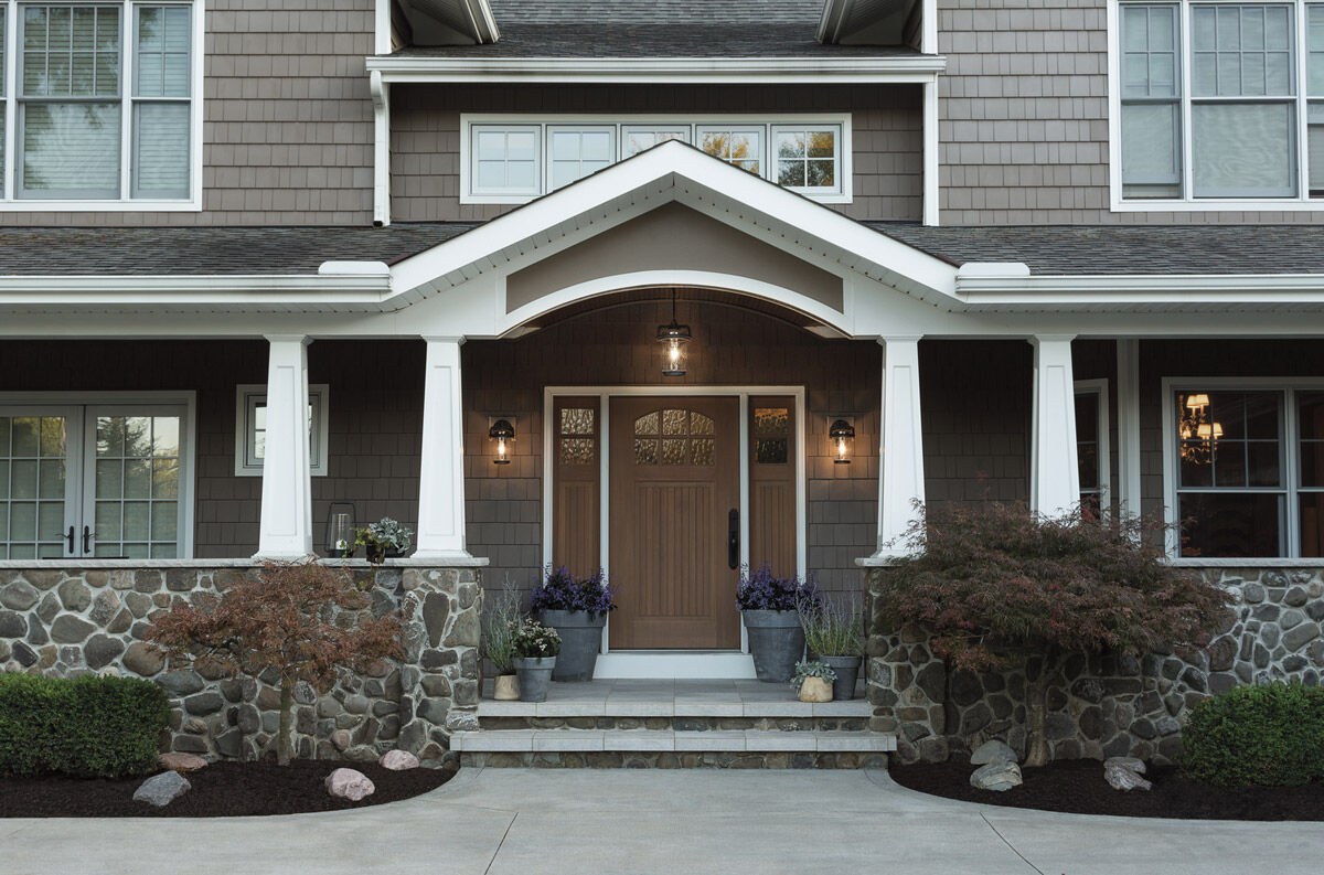 Andover 1 Light 14 inch Weathered Zinc Outdoor Wall, Medium