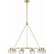Aragon 10 Light 36 inch Soft Brass Chandelier Ceiling Light