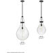 Eloise 1 Light 11 inch Black Pendant Ceiling Light