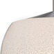 Keno 1 Light Satin Nickel Pendant Ceiling Light in White Glass