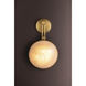 Ares LED 9.75 inch Vintage Brass Wall Sconce Wall Light