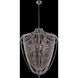 Scudo 35 Light 39 inch Chrome Pendant Ceiling Light