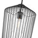 Lido 1 Light 13 inch Matte Black Pendant Ceiling Light