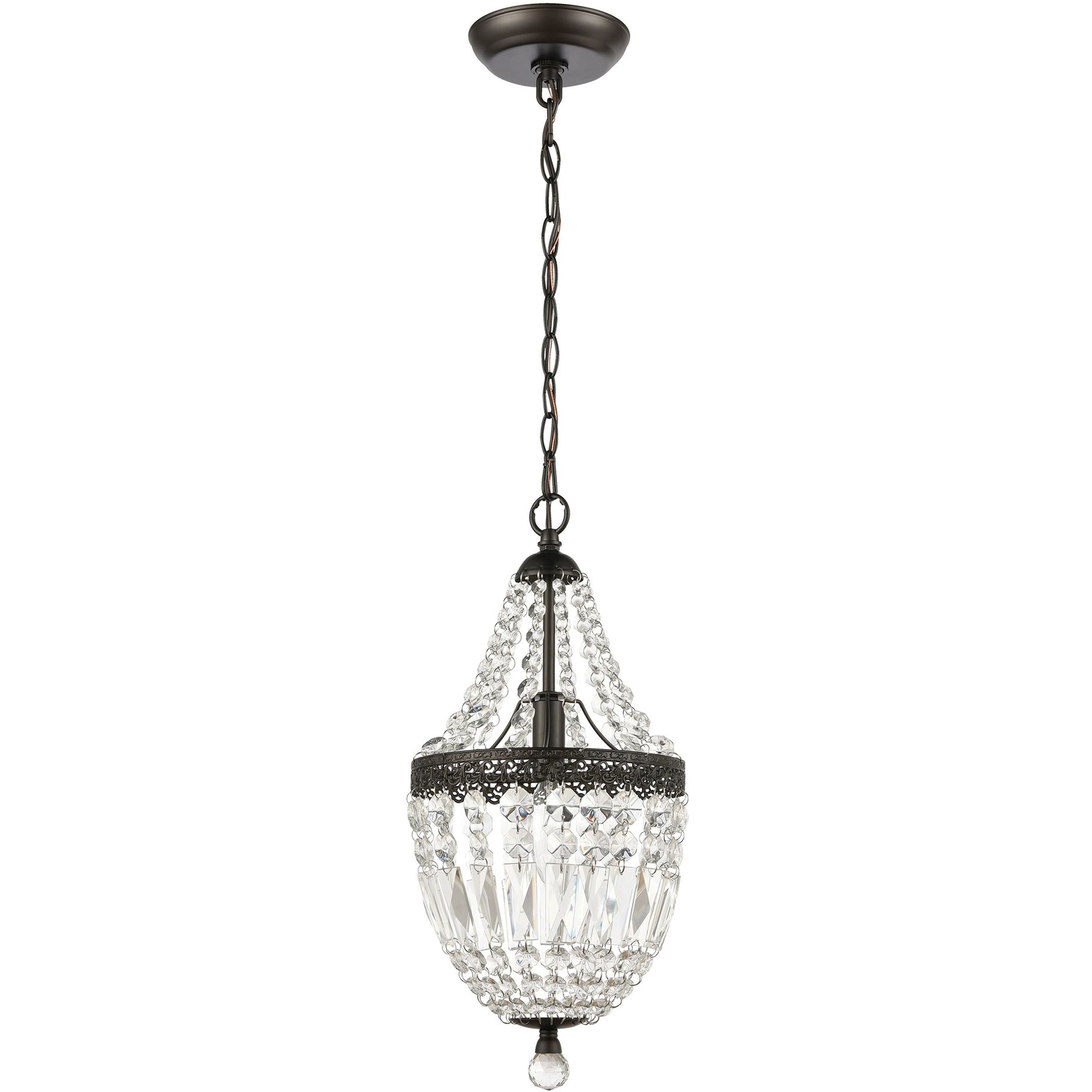 Morley 1 Light 8.25 inch Dark Bronze Mini Pendant Ceiling Light