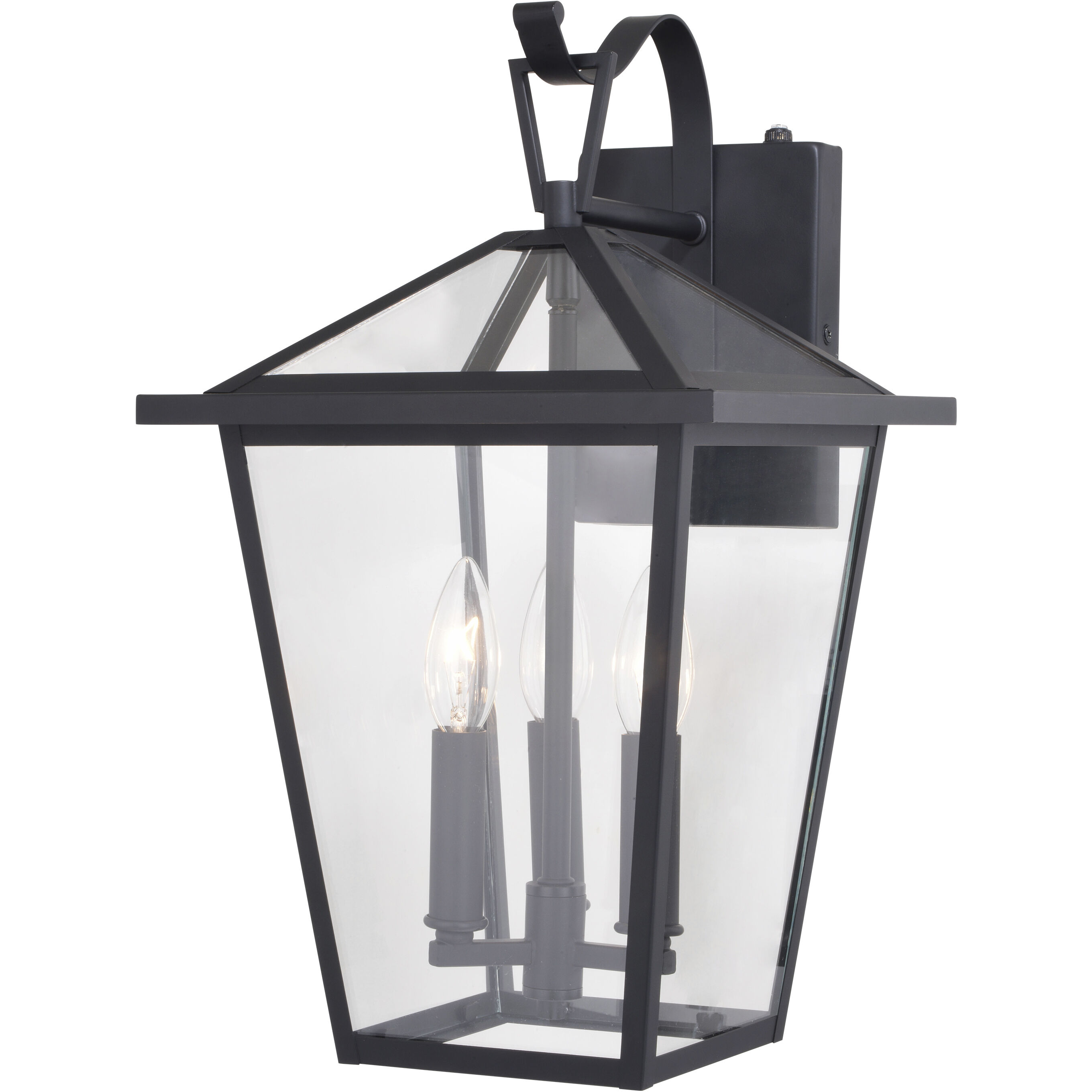 Derby LED 17.25 inch Matte Black Outdoor Wall