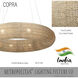 Copra 8 Light 36 inch Nickel Chandelier Ceiling Light