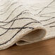 Myra 90 X 63 inch Black/White Rug in 5 x 7