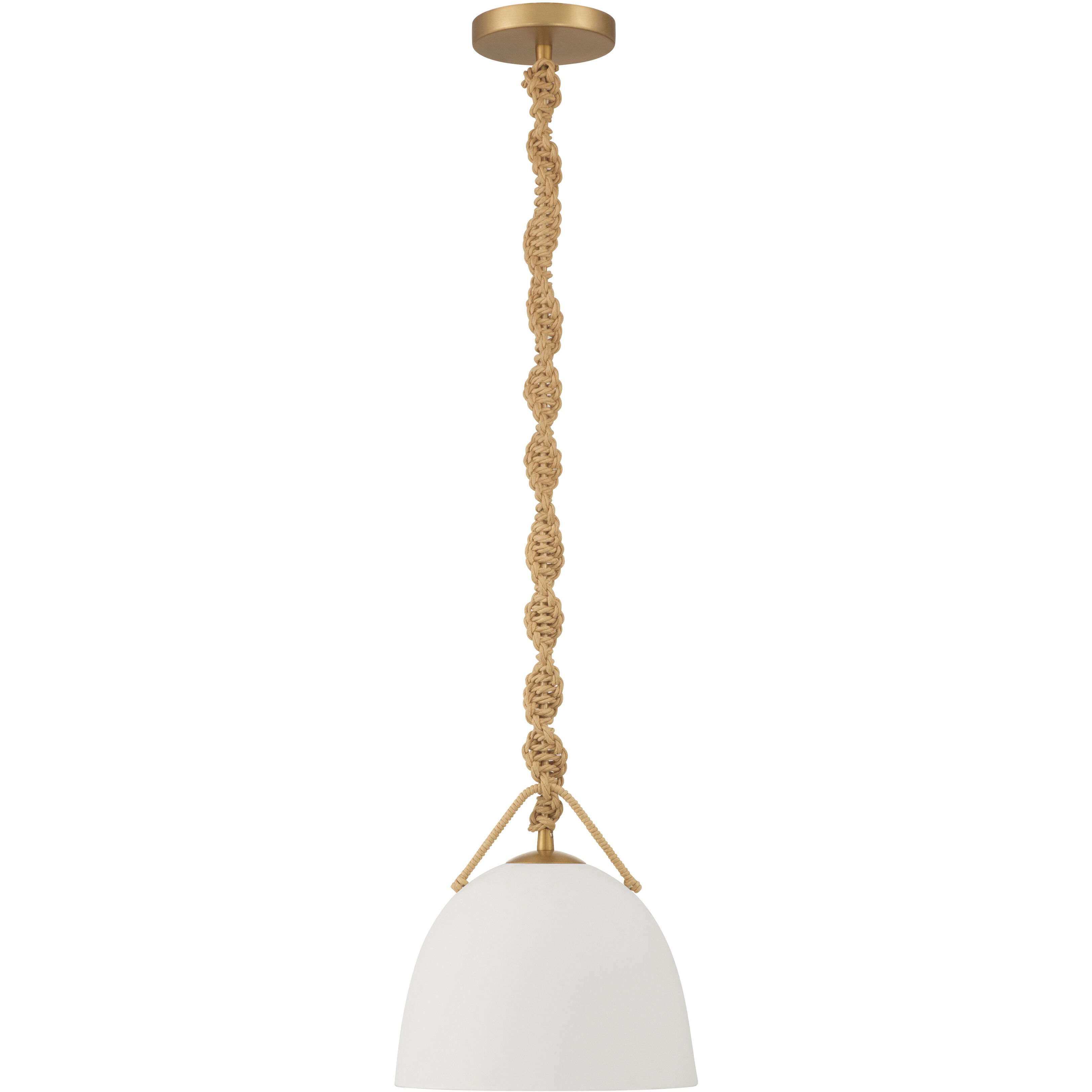 Cordon 1 Light 10 inch Legacy Brass Mini Pendant Ceiling Light