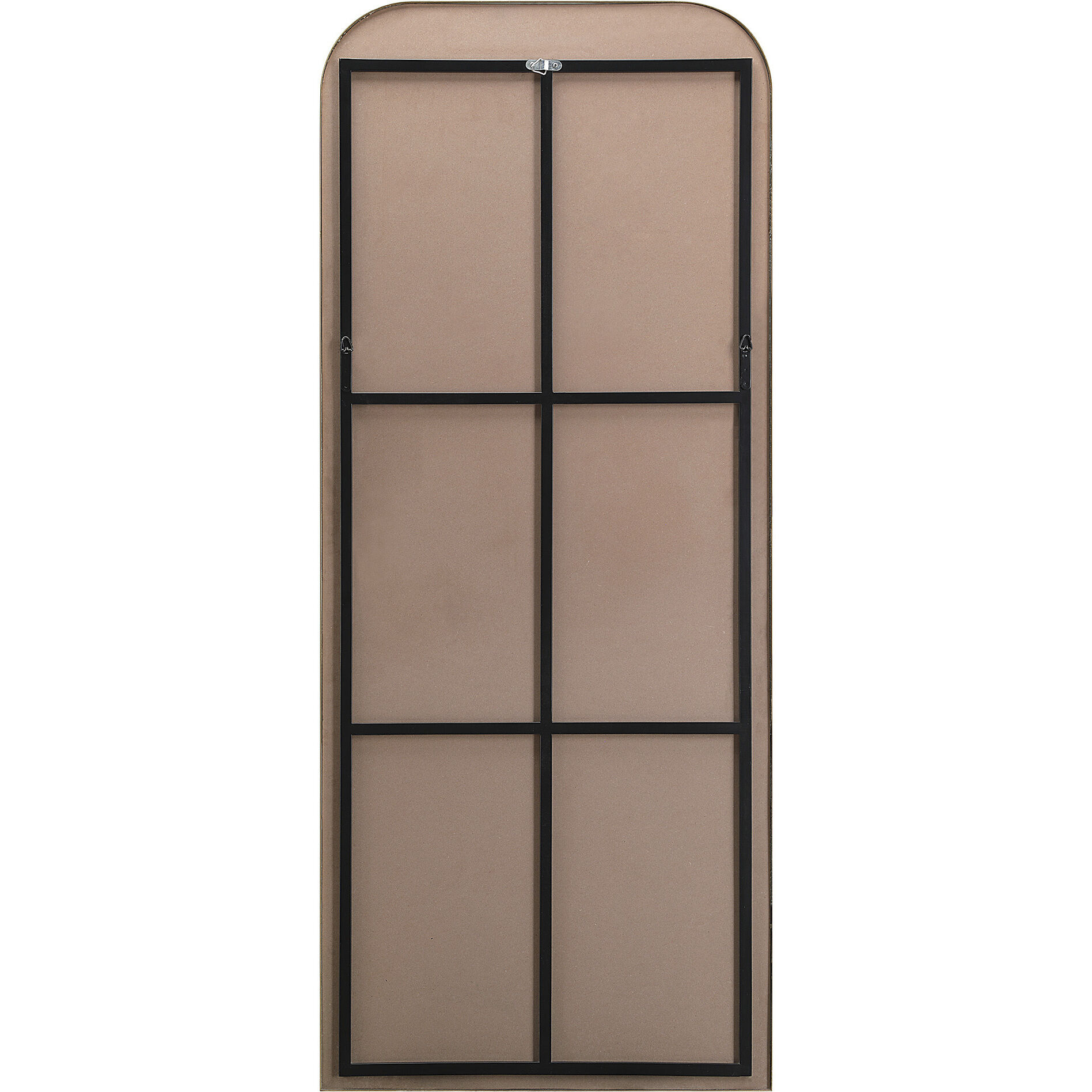 Meryem 72 X 30 inch Clear and Gold Wall Mirror