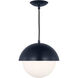 Drew & Jonathan Hyde 1 Light 12 inch Navy Pendant Ceiling Light