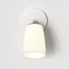 Carlton 1 Light 4.33 inch Matte White ADA Interior Wall Light