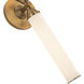Edwin Wall/Vanity Light Wall Light in Vintage Brass