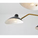 Canada 5 Light 39 inch Gold Chandelier Ceiling Light