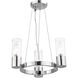 Midtown 3 Light 14.75 inch Polished Chrome Mini Chandelier Ceiling Light