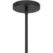 Rondure LED 10 inch Sand Black Outdoor Pendant