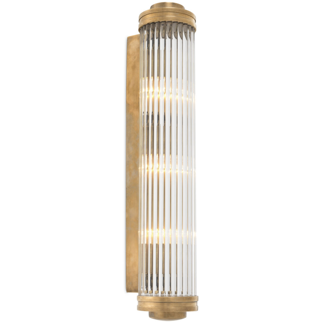 Gascogne 3 Light 4.33 inch Vintage Brass Wall Lamp Wall Light